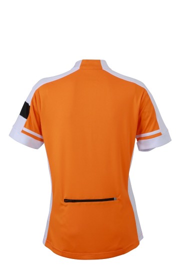 JN453 Ladies Bike T Full Zip oranje rug
