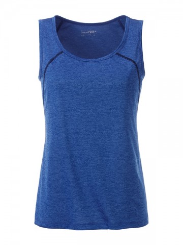 JN Ladies Sports Tanktop JN493 blauwmelange marineblauw