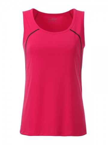 JN Ladies Sports Tanktop JN493 helderrose titan