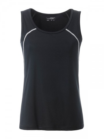 JN Ladies Sports Tanktop JN493 zwart wit
