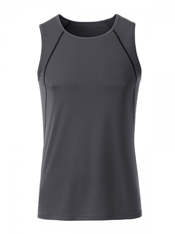 JN Men's Sports Tanktop JN494 titaan zwart