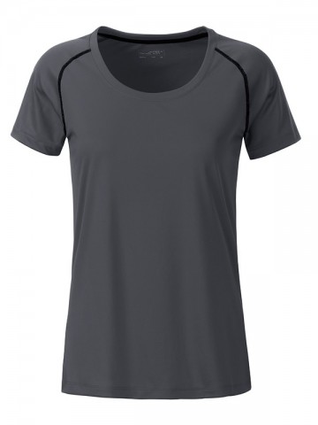 JN Ladies Sport T-shirt JN495 titaan zwart