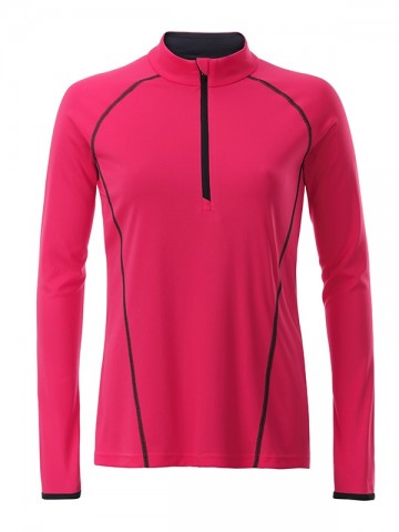 JN Ladies Sports shirt met LM JN497 felrose titaan