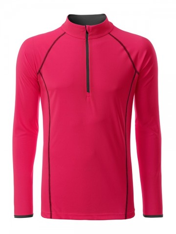 JN Men's Sport shirt met LM JN498 felrose titaan