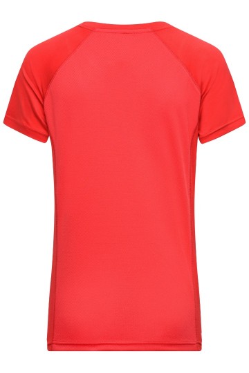 JN519 Ladies Sport T-shirt helderrood rug