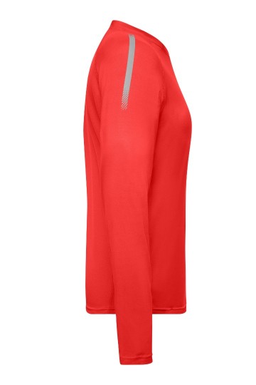JN521 Ladies Sport T-shirt L/S helderrood zij
