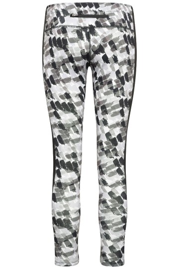 JN527 Ladies Sport legging zwart zwartbedrukt achter