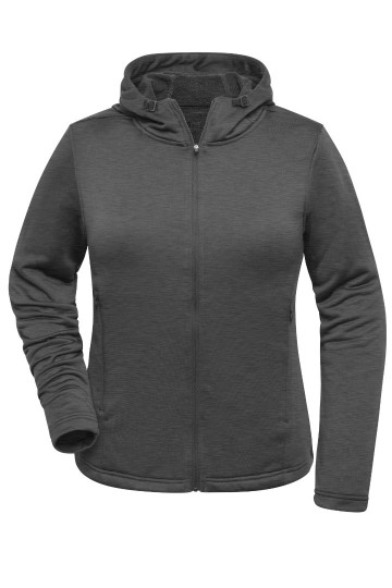 JN531 Ladies Sport Hoody donkermelange