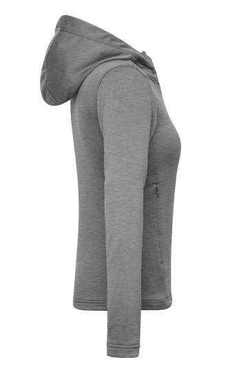 JN531 Ladies Sport Hoody lichtmelange zij