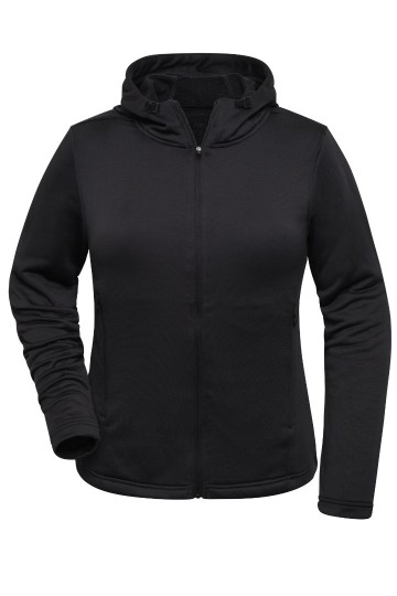JN531 Ladies Sport Hoody zwart