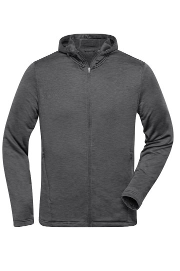 JN532 Men's Sport Hoody donkermelange