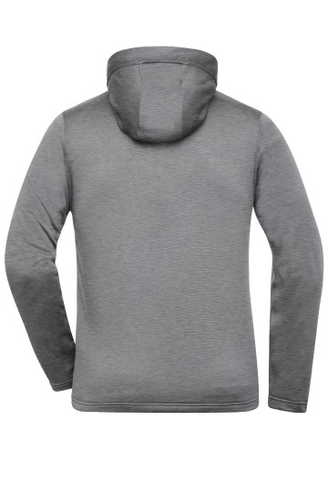 JN532 Men's Sport Hoody lichtmelange achter
