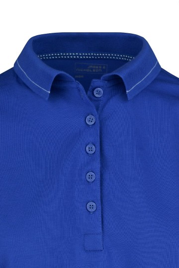 JN Ladies Elastic Polo met streep JN568 detail