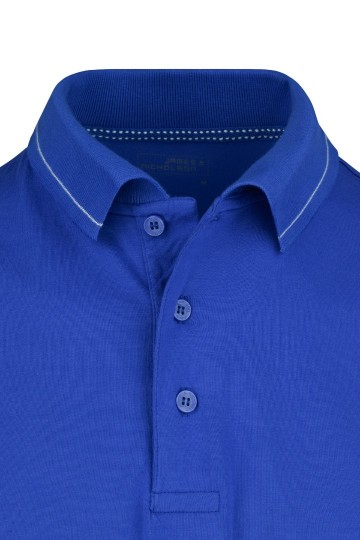 JN Men's Elastich polo met streep JN569 detail