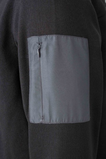 JN Men's Knitted Fleece Jack JN591 detail