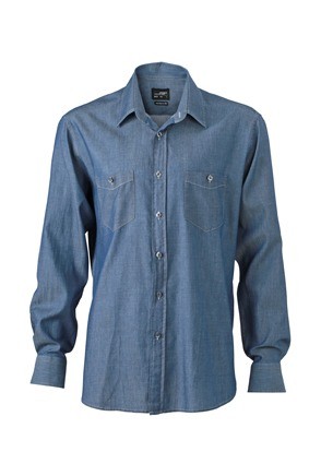 JN629 Men's Denim Shirt lichtdenim