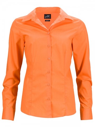 JN641 Ladies Business Shirt LS oranje