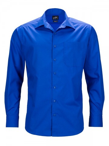 JN642 Men's Business Shirt LS koningsblauw