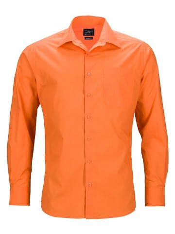 JN642 Men's Business Shirt LS oranje