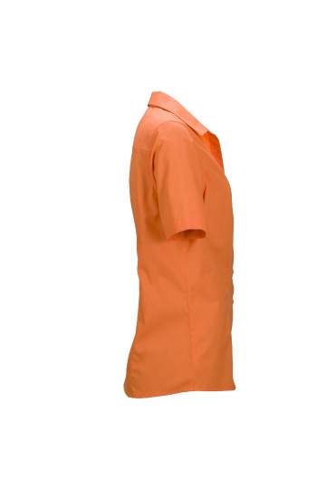 JN643 Ladies Business Shirt SS oranje zij