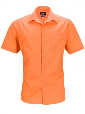 JN644 Men's Business Shirt SS oranje