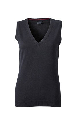 JN656 Ladies V-Neck Pullunder zwart
