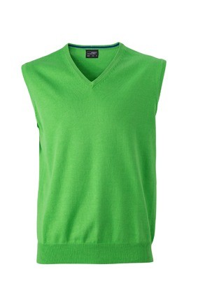 JN657 Men's V-Neck Pullunder groen