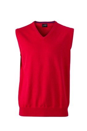 JN657 Men's V-Neck Pullunder rood