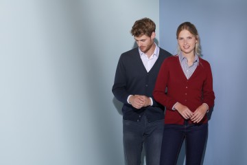 JN661 ejn JN660 V-Neck Cardigan (vest)