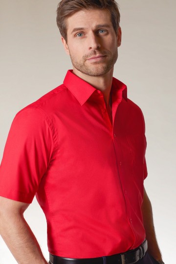 JN Men's Poplin Shirt SS JN680