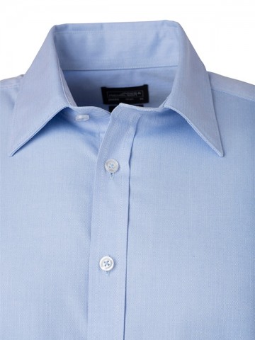 JN Men's Heringbone shirt LS JN690 detail