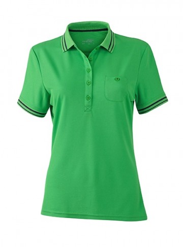 JN Ladies Polo JN701 groen carbon