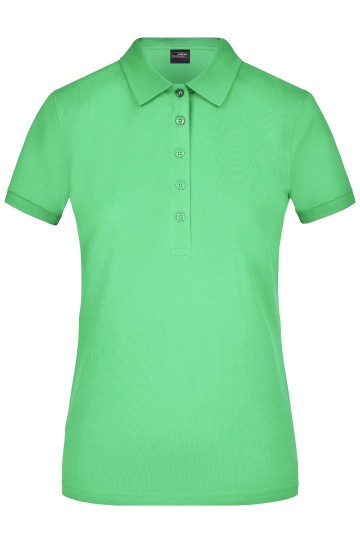 JN Ladies Elastic Polo Piqué JN709 limoengroen