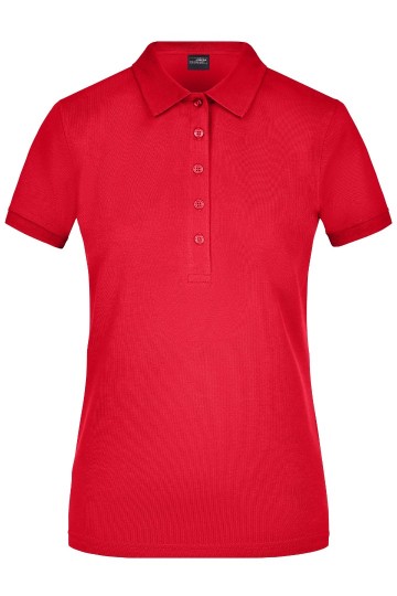 JN Ladies Elastic Polo Piqué JN709 rood