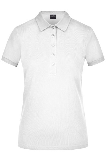 JN Ladies Elastic Polo Piqué JN709 wit