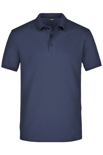 JN Men's Elastic Polo piqué JN710 marineblauw