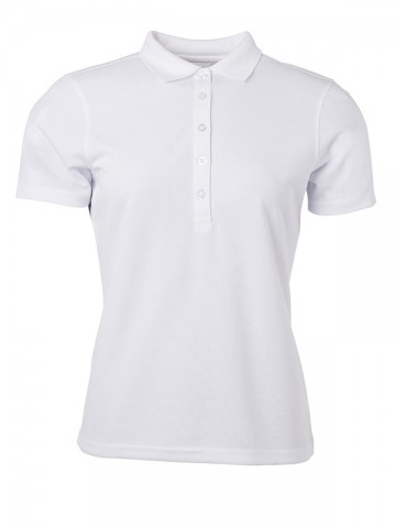 JN Ladies Active polo JN719 wit
