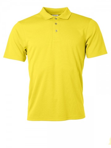 JN Men's Active polo JN720 geel