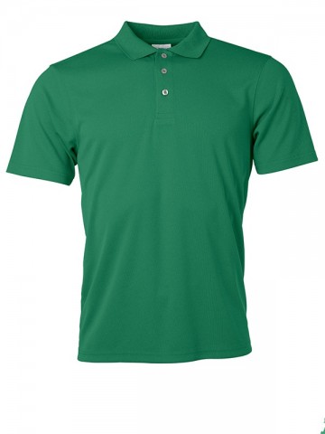 JN Men's Active polo JN720 groen