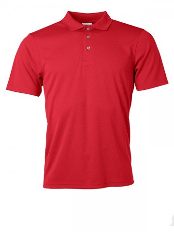 JN Men's Active polo JN720 rood