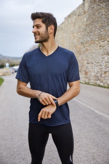 JN Men's Active T-Shirt met V-hals JN736