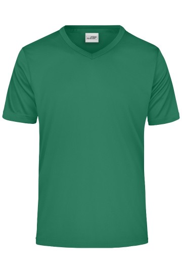 JN Men's Active T-Shirt met V-hals JN736 groen