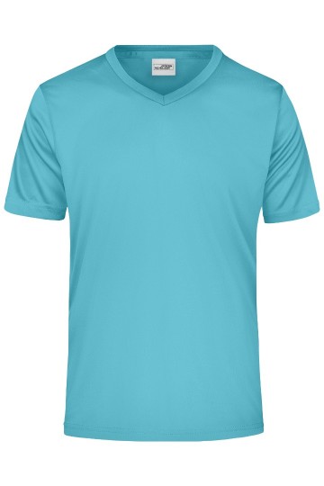 JN Men's Active T-Shirt met V-hals JN736 pacificblauw