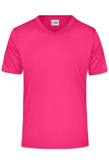JN Men's Active T-Shirt met V-hals JN736 rose