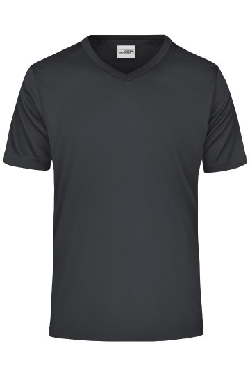 JN Men's Active T-Shirt met V-hals JN736 zwart