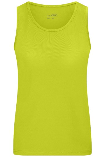 JN737 Ladies Active Tanktop geel