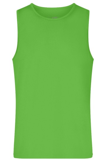 JN738 JN Men's Active Tanktop limoengroen
