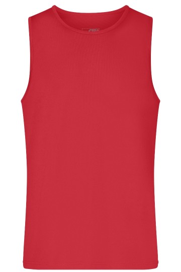 JN738 JN Men's Active Tanktop rood