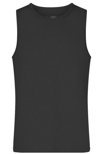 JN738 JN Men's Active Tanktop zwart
