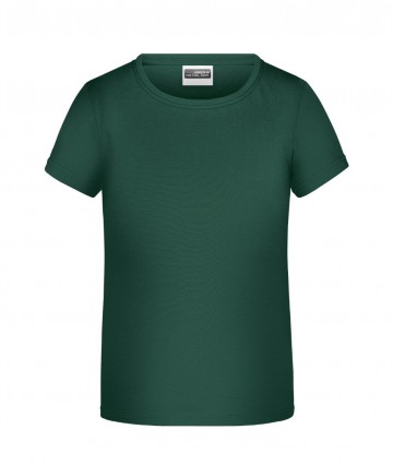JN Girls Basic-T 150 JN744 donkergroen